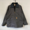 Grey Carhartt Reworked Workwear Jacket Men's Large