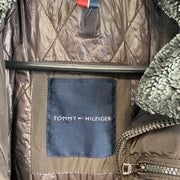 Brown Tommy Hilfiger Heavy Flied Utility Jacket Men's Medium