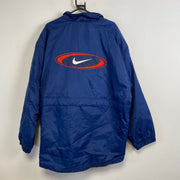 Vintage 90s Navy Nike Quilted Jacket Men's XL