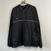 Vintage 90s Black Nike Windbreaker Pullover Men's Large