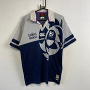 Vintage Scotland 2000 rugby shirt jersey Canterbury TEMEX Famous Grouse Large