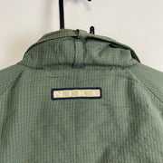 Vintage 90s Green Nike Quilted Jacket Men's Medium