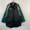 Vintage 90s Black and Green Adidas Quilted Jacket Men's Large