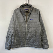 Grey Patagonia Quilted Jacket Women's Large