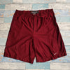 Vintage 90s Red Nike Basketball Sport Shorts Men's XXL