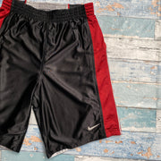 00a Y2K Black White Red Nike Reversible Sport Shorts Men's Small