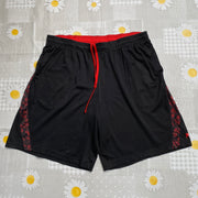 Black and Red Fila Sport Shorts Men's XXL