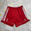 Vintage 90s Red and White Adidas Sport Shorts Men's Large