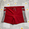 Red and Grey Champion Sport Shorts Men's XXL