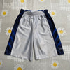 White and Navy Reebok Sport Shorts Women's Small