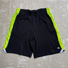 Black and Neon Champion Sport Shorts Women's XL