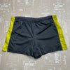 Grey and Yellow Nike Sport Shorts Men's Medium