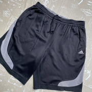 Black and Grey Adidas Sport Shorts Men's Large