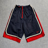 Navy and Red Nike Basketball Sport Shorts Women's Small