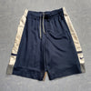 Navy and White Nike Sport Shorts Men's Medium