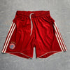 00s Red Adidas FC Bayern Munchen Sport Shorts Women's Large