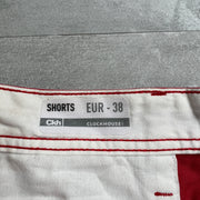 Red Cargo Shorts W38