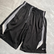 Black and White Nike Sport Shorts Men's Large