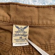 Brown Faded Glory Chino Shorts W38