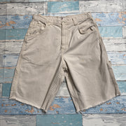 Cream White Chino Shorts W32