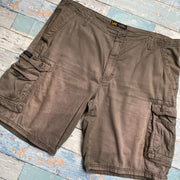 Faded Brown Lee Cargo Shorts W42