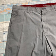 Grey Wrangler Chino Shorts W42