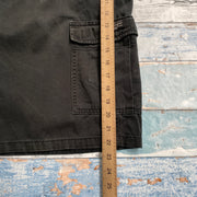 Black Wrangler Cargo Shorts W38