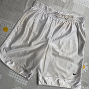 00s Y2K White Nike Sport Shorts Men's Medium
