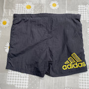 Vintage 90s Black Adidas Sport Shorts Men's Medium