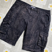Black Cargo Shorts W42
