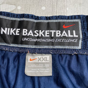 Vintage 90s Navy Nike Basketball Sport Shorts Men's XXL