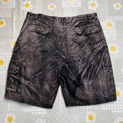 Black and Beige Cargo Shorts W42