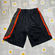 Black and Orange Sport Shorts Women's XL