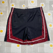 Vintage Black and Red Sport Shorts Men's Large
