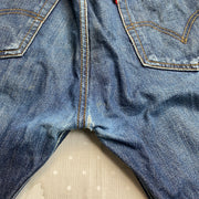 Blue Levi's 501 Slim Fit Jeans W36