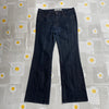 Navy Faded Glory Flared Jeans W34
