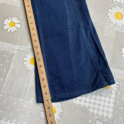 Navy Flared Jeans W34