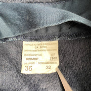 Navy Fleece Lined Trousers W36