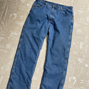 Blue Wrangler Fleece Lined Jeans W36