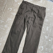 Brown Fleece Lined Jeans W42