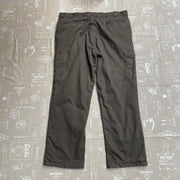 Brown Fleece Lined Jeans W42