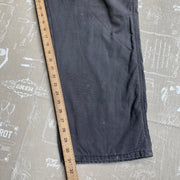 Grey Fleece Lined Trousers W40