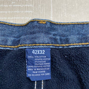 Blue Fleece Lined Trousers W42
