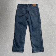 Blue Straight Leg Jeans W36