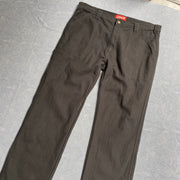 Black Coleman Fleece Lined Trousers W38