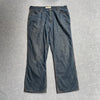 Blue Fleece Lined Bootleg Jeans W40