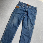 Blue Russell Wrangler Insulated Jeans W36