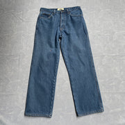 Blue Fleece Lined Jeans W33