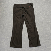 Black Dickies Slim Fit Bootcut Trousers W32