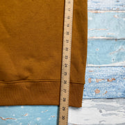 Orange Brown Nike Spell-Out Sweatshirt Men's Medium